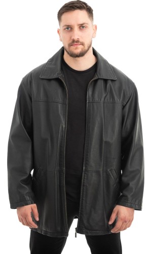  Γνήσιο Ανδρικό Δερμάτινο Μπουφάν - Z648