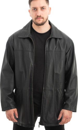  Γνήσιο Ανδρικό Δερμάτινο Μπουφάν - Z648