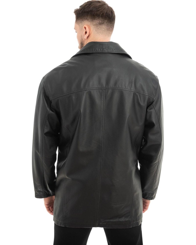  Γνήσιο Ανδρικό Δερμάτινο Μπουφάν - Z648