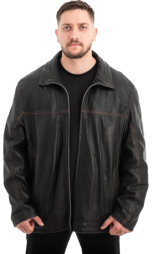  Γνήσιο Ανδρικό Δερμάτινο Μπουφάν - Z651