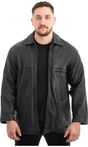  Γνήσιο Ανδρικό Δερμάτινο Μπουφάν - Z652