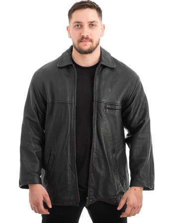  Γνήσιο Ανδρικό Δερμάτινο Μπουφάν - Z652