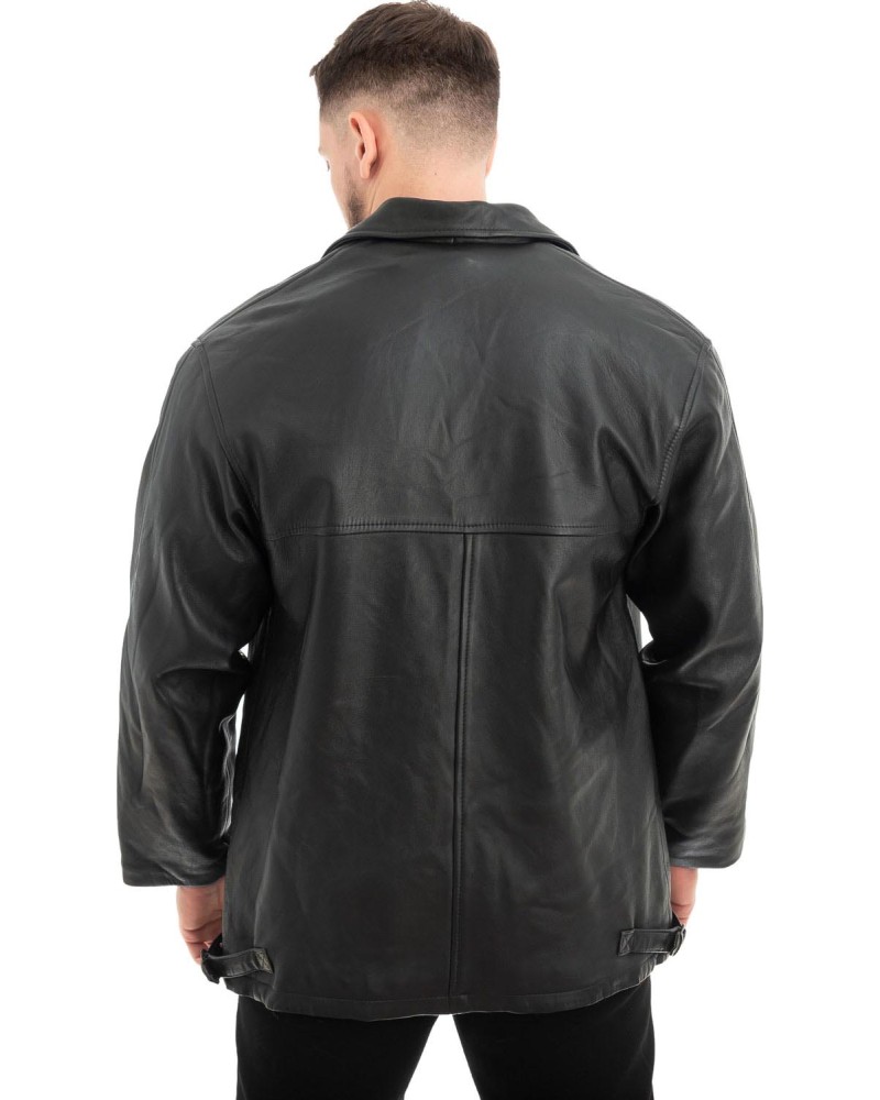  Γνήσιο Ανδρικό Δερμάτινο Μπουφάν - Z652