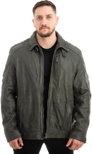  Γνήσιο Ανδρικό Δερμάτινο Μπουφάν - Z653