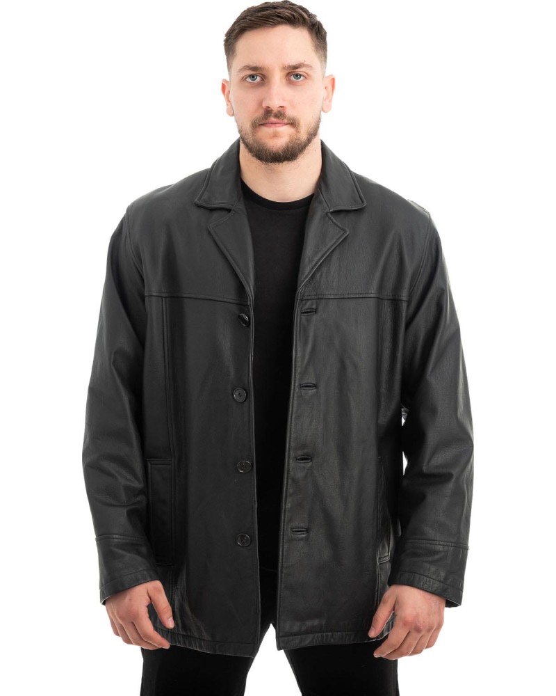 Γνήσιο Ανδρικό Δερμάτινο Σακάκι - Z654