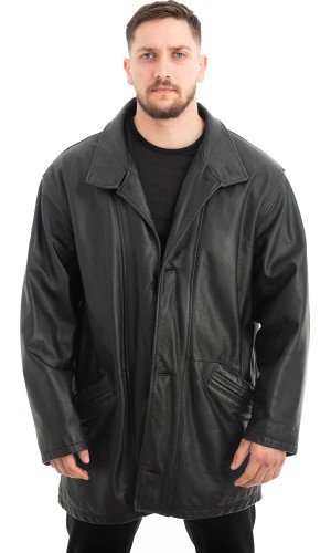  Γνήσιο Ανδρικό Δερμάτινο Μπουφάν - Z657