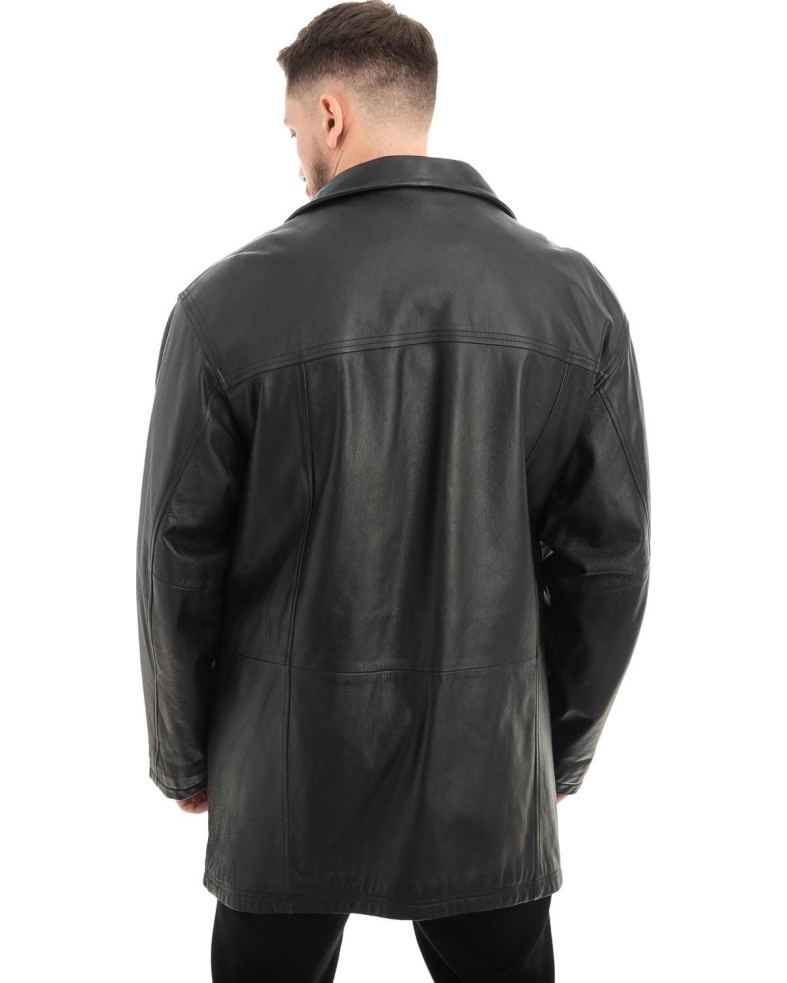  Γνήσιο Ανδρικό Δερμάτινο Μπουφάν - Z657