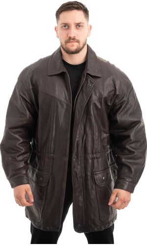  Γνήσιο Ανδρικό Δερμάτινο Μπουφάν - Z659