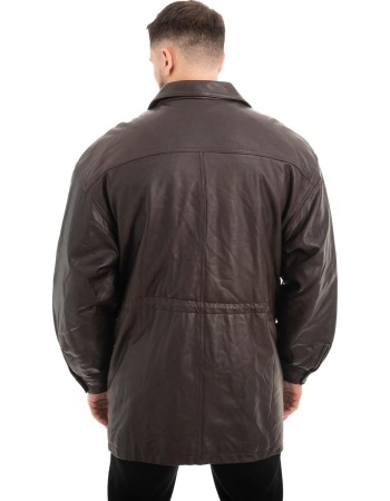  Γνήσιο Ανδρικό Δερμάτινο Μπουφάν - Z659