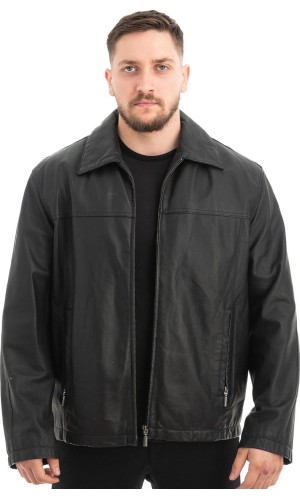  Γνήσιο Ανδρικό Δερμάτινο Μπουφάν - Z660