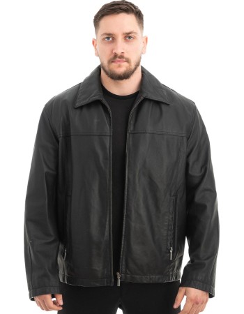  Γνήσιο Ανδρικό Δερμάτινο Μπουφάν - Z660