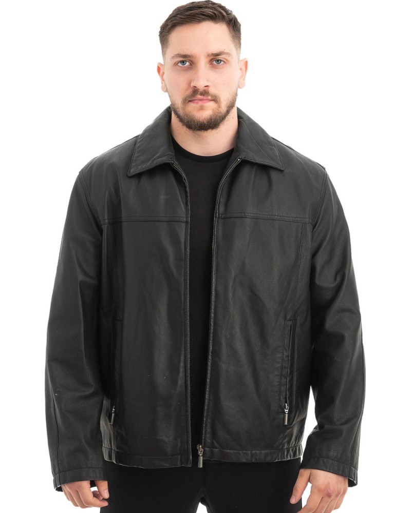  Γνήσιο Ανδρικό Δερμάτινο Μπουφάν - Z660