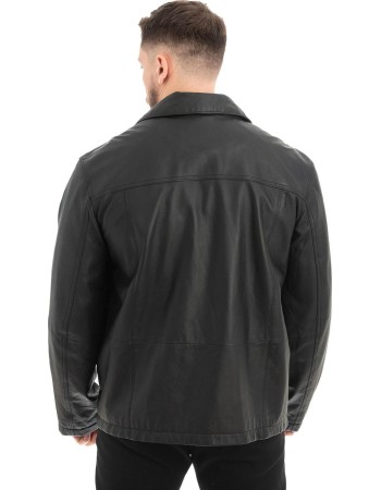  Γνήσιο Ανδρικό Δερμάτινο Μπουφάν - Z660