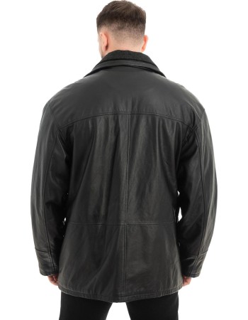  Γνήσιο Ανδρικό Δερμάτινο Μπουφάν - Z662