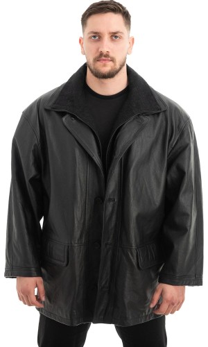  Γνήσιο Ανδρικό Δερμάτινο Μπουφάν - Z663