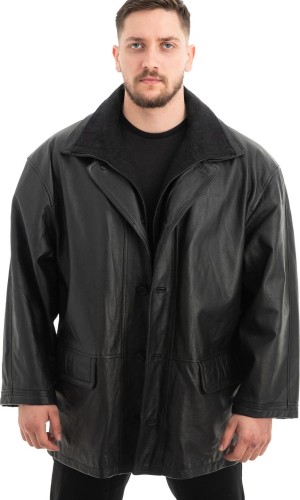  Γνήσιο Ανδρικό Δερμάτινο Μπουφάν - Z663