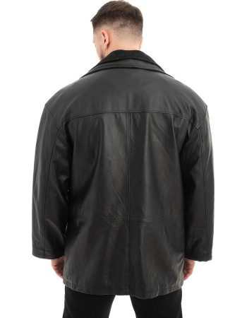  Γνήσιο Ανδρικό Δερμάτινο Μπουφάν - Z663