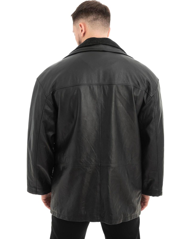  Γνήσιο Ανδρικό Δερμάτινο Μπουφάν - Z663