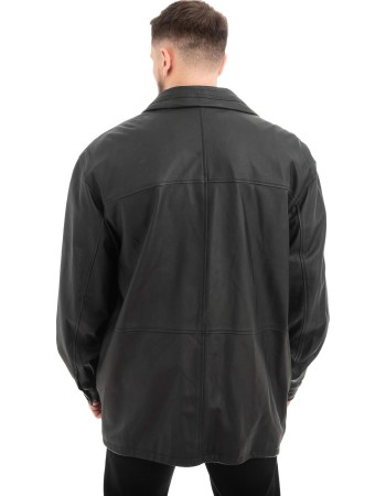  Γνήσιο Ανδρικό Δερμάτινο Μπουφάν - Z666