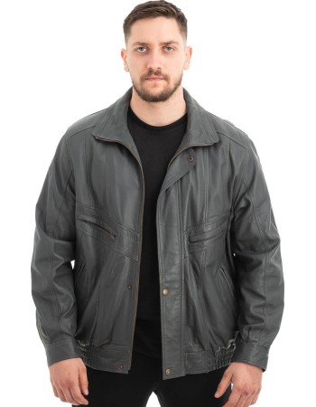 Γνήσιο Ανδρικό Δερμάτινο Μπουφάν - Z671