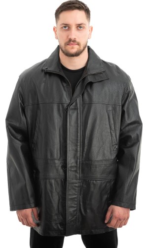  Γνήσιο Ανδρικό Δερμάτινο Μπουφάν - Z674