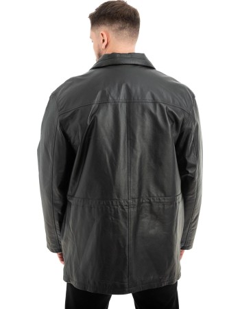  Γνήσιο Ανδρικό Δερμάτινο Μπουφάν - Z674