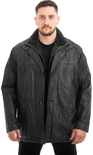  Γνήσιο Ανδρικό Δερμάτινο Μπουφάν - Z675
