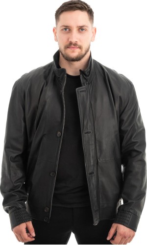  Γνήσιο Ανδρικό Δερμάτινο Μπουφάν - Z680