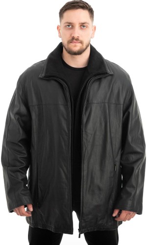  Γνήσιο Ανδρικό Δερμάτινο Μπουφάν - Z682
