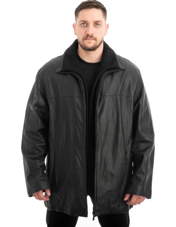  Γνήσιο Ανδρικό Δερμάτινο Μπουφάν - Z682