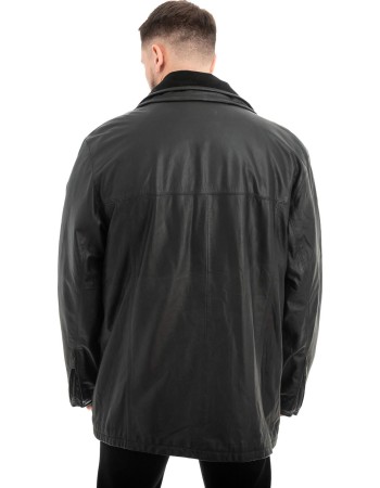  Γνήσιο Ανδρικό Δερμάτινο Μπουφάν - Z682