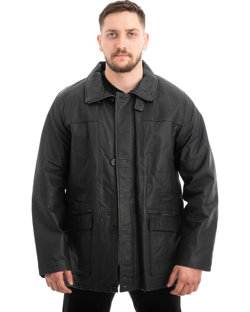  Γνήσιο Ανδρικό Δερμάτινο Μπουφάν - Z683