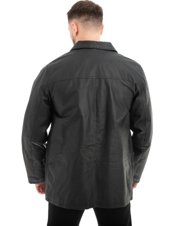  Γνήσιο Ανδρικό Δερμάτινο Μπουφάν - Z683