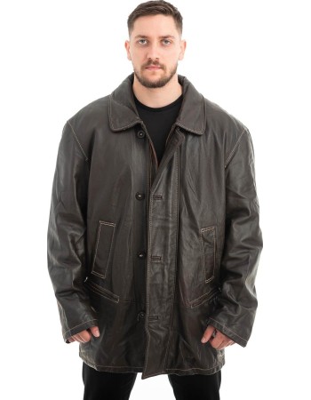  Γνήσιο Ανδρικό Δερμάτινο Μπουφάν - Z685