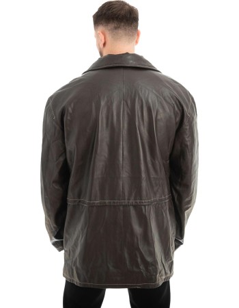  Γνήσιο Ανδρικό Δερμάτινο Μπουφάν - Z685