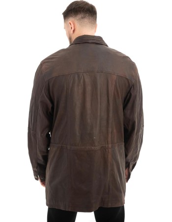  Γνήσιο Ανδρικό Δερμάτινο Μπουφάν - Z688