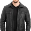  Γνήσιο Ανδρικό Δερμάτινο Μπουφάν - Z691
