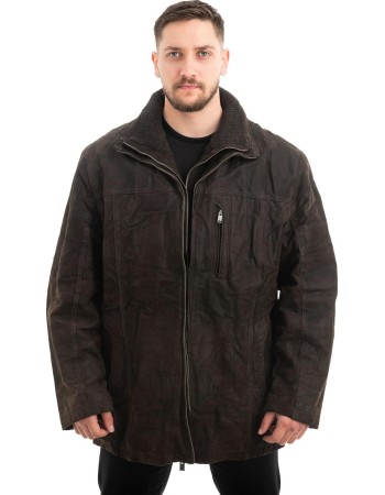  Γνήσιο Ανδρικό Δερμάτινο Μπουφάν - Z692