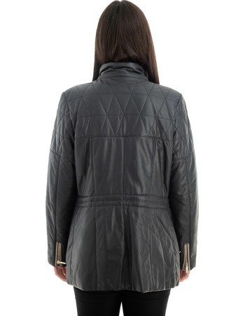 Γνήσιο Γυναικέιο Δερμάτινο Μπουφάν - Z697