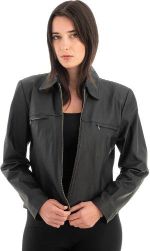 Γνήσιο Γυναικέιο Δερμάτινο Μπουφάν - Z700