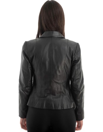 Γνήσιο Γυναικέιο Δερμάτινο Σακάκι - Z706