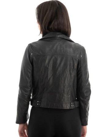 Γνήσιο Γυναικέιο Δερμάτινο Μπουφάν - Z709