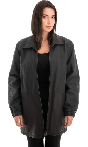 Γνήσιο Γυναικέιο Δερμάτινο Μπουφάν - Z712