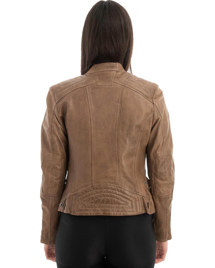 Γνήσιο Γυναικέιο Δερμάτινο Μπουφάν - Z715