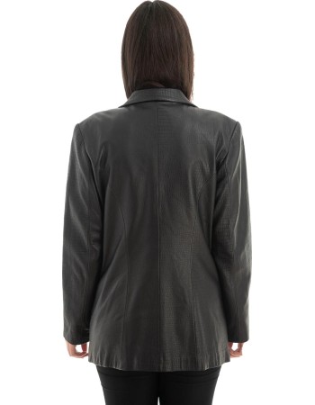 Γνήσιο Γυναικέιο Δερμάτινο Σακάκι - Z716