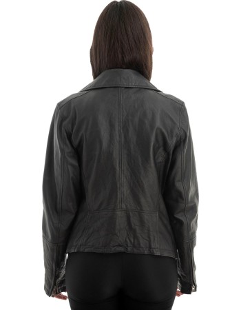 Γνήσιο Γυναικέιο Δερμάτινο Μπουφάν - Z724