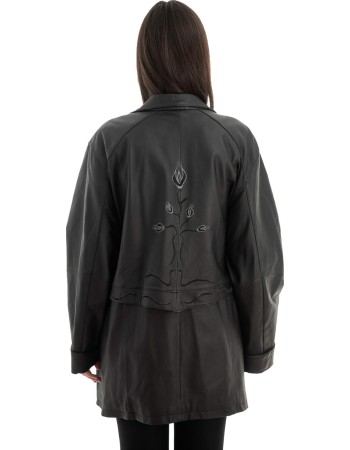 Γνήσιο Γυναικέιο Δερμάτινο Μπουφάν - Z727