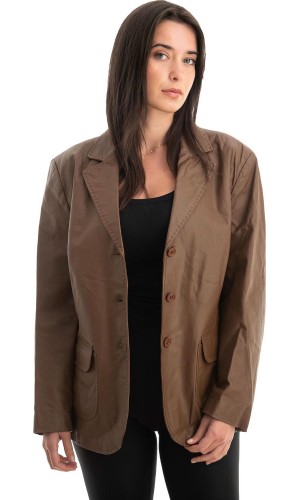 Γνήσιο Γυναικέιο Δερμάτινο Σακάκι - Z734