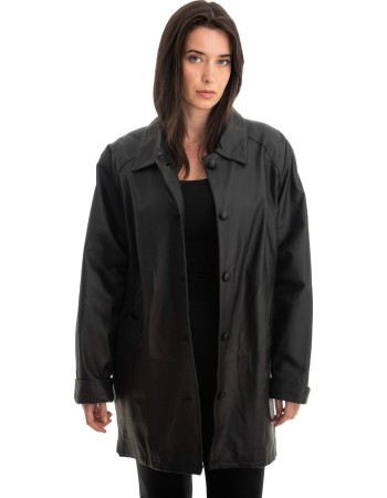 Γνήσιο Γυναικέιο Δερμάτινο Σακάκι - Z749