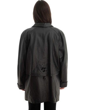 Γνήσιο Γυναικέιο Δερμάτινο Σακάκι - Z749